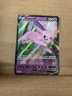 Espeon V SWSH201 Black Star Promos Holo Eeveelution Pokemon 2022 - Image 4