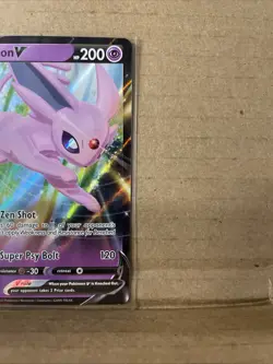 Espeon V SWSH201 Black Star Promos Holo Eeveelution Pokemon 2022 - Image 5