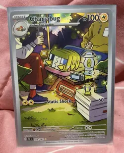 Charjabug 169/162 Pokemon TCG Temporal Forces Illustration Rare Near MINT - Image 1