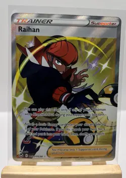 Pokemon TCG Silver Tempest #TG27/TG30 RAIHAN Trainer Full/Ext Art Ultra Rare💎 - Image 1