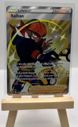 Pokemon TCG Silver Tempest #TG27/TG30 RAIHAN Trainer Full/Ext Art Ultra Rare💎 - Image 4