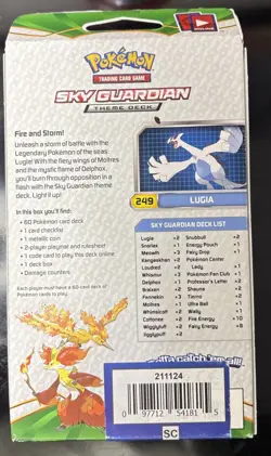 Pokemon TCG XY Fates Collide Sky Guardian Theme Deck Lugia Brand New - Image 2