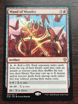 1x WAND OF WONDER - Baldur's Gate - MTG - Magic the Gathering - Image 1
