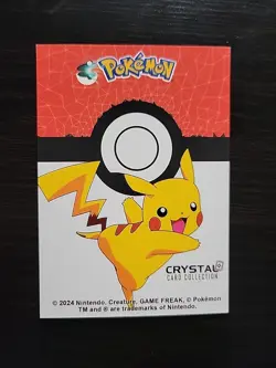 2024 Pokemon Stained Glass Crystal Card Collection Holo Pidgeotto #17 - Image 2