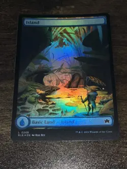 Island 0268 Foil Full Art Bloomburrow BLB MTG Magic The Gathering S3266* - Image 1