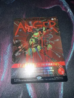 MTG Anger (Foil) Secret Lair x TMNT: The Last Ronin 2375 NM *in hand* - Image 1