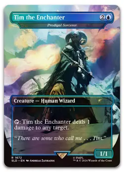 Tim the Enchanter - Prodigal Sorcerer #1672 (Foil) NM Secret Lair Drop Magic MTG - Image 1