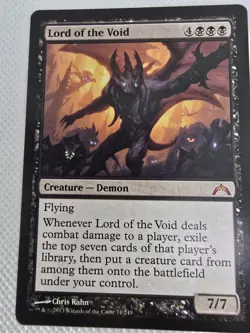 Wizards Lord of the Void Gatecrash 71 Creature Black Mythic Demon 7/7 Regular - Image 2