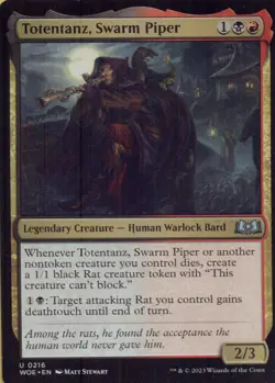 Wilds of Eldraine #216 Totentanz, Swarm Piper - Image 1