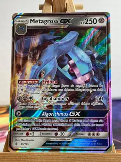 Metagross GX 85/145 Stunde der Wachter Deutsch NM Pokemon - Image 1