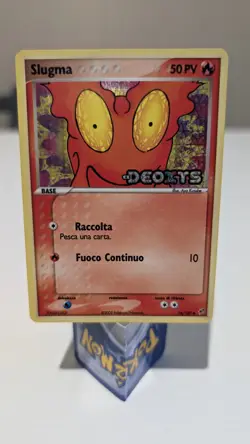 Carta Pokemon Slugma 74/107 Stamped Ex Deoxys Excellent Ita - Image 1
