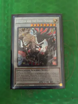Yugioh! Ecclesia and the Dark Dragon - BPRO-EN041 - Secret Rare - 1st Edition - Image 1