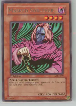 Yu-Gi-Oh MRD-019 Masked Sorcerer 1st Edition Rare NM - Image 1