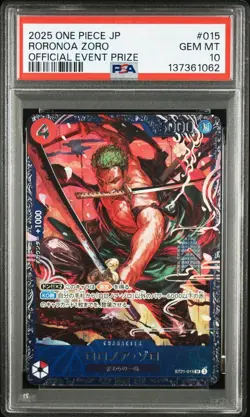 [PSA 10] Zoro ST21-015 Flagship Battle 2025 Top 8 ONE PIECE TCG Japanese - Image 1