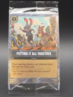 Lorcana Disney Putting It All Together Movie Promo Zootopia #27/P3 Holo - Image 1