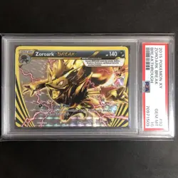 2015 POKEMON XY BREAKTHROUGH #92 ZOROARK BREAK PSA 10 RARE LOW POP 92/162 Card - Image 1