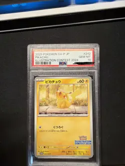 Pikachu 242 Sv-P Promotional Cards Regular (Japanese) Psa 10 - Image 1