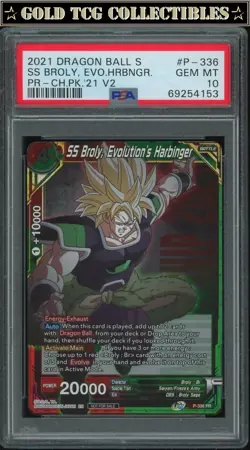 PSA 10 ⭐ SS Broly Championship Pack 2022 Promo Card Super DBS Z DBZ Heroes - Image 1