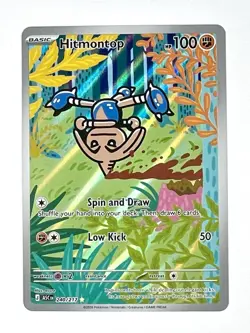 Hitmontop 240/217 Illustration Rare IR Holo Ascended Heroes Pokemon TCG Card - Image 1