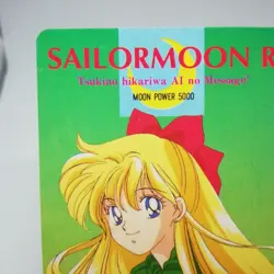 324 Minako Aino Sailor Venus Moon Card SUPER R AMADA Kodansha JAPAN ANIME - Image 2