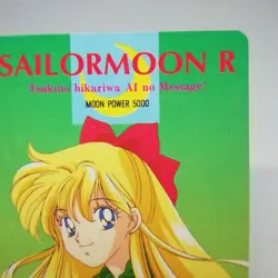 324 Minako Aino Sailor Venus Moon Card SUPER R AMADA Kodansha JAPAN ANIME - Image 3