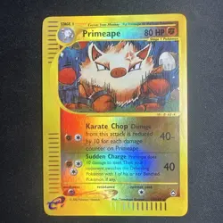 Primeape Reverse Holo Card Aquapolis 29/147 Pokemon TCG NM - SEE PHOTOS - Image 1