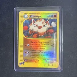 Primeape Reverse Holo Card Aquapolis 29/147 Pokemon TCG NM - SEE PHOTOS - Image 2