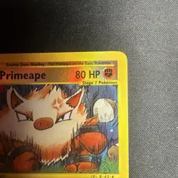 Primeape Reverse Holo Card Aquapolis 29/147 Pokemon TCG NM - SEE PHOTOS - Image 4
