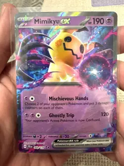 Pokemon Mimikyu ex Double Rare Stamped Holo Card 069/159 Journey Together - Image 1