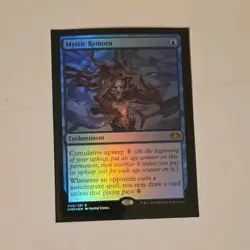 Mystic Remora Dominaria Remastered Rare Foil Enchantment Blue 059/261 English - Image 1