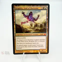 Magic The Gathering Kruphix, God of Horizons Journey into Nyx Regular NM - Image 1