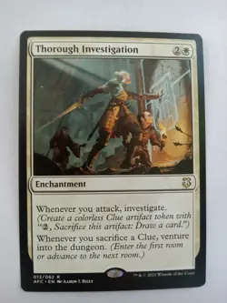 Thorough Investigation #12 (LP) Forgotten Realms AFC Magic MTG - Image 1