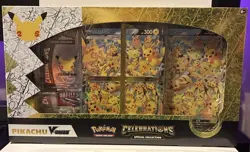 Pokemon Celebrations Pikachu V-union Premium Playmat Collection New And Sealed - Image 1
