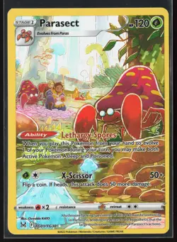 Parasect TG01/TG30 Lost Origin Trainer Gallery Illustration Rare Pokemon NM - Image 1
