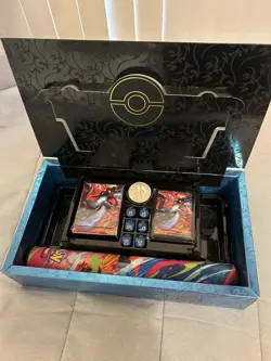 Pokemon Charizard X UPC Ultra Premium Collection Empty Box With Accessories - Image 1