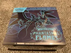 Pokemon TCG Elite Trainer Box Mega Evolution Phantasmal Flames Charizard Gengar - Image 1