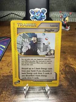 Pokemon TCG Juggler Trainer Card 126/147 Aquapolis E-Reader Regular - Image 1