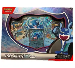 Pokemon TCG Palafin ex Box w 4 Booster Packs + 3 Promos Factory Sealed NEW - Image 1