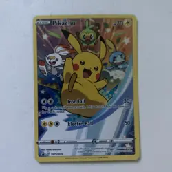Pokemon TCG Pikachu Sword & Shield Swsh020 Holo Promo - Image 1
