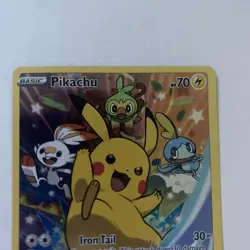 Pokemon TCG Pikachu Sword & Shield Swsh020 Holo Promo - Image 2