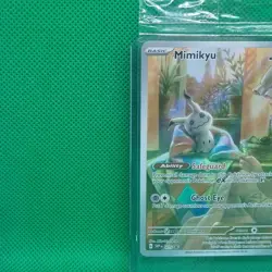 Mimikyu SVP 075 SEALED Paldean Fates ETB Black Star Promo - Pokemon TCG N Mint - Image 3