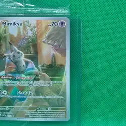 Mimikyu SVP 075 SEALED Paldean Fates ETB Black Star Promo - Pokemon TCG N Mint - Image 4