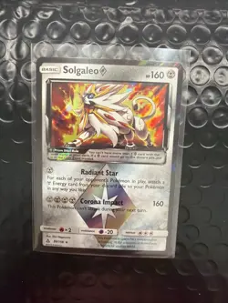 Pokemon TCG Solgaleo Prism Star 89/156 Pokemon Ultra Prism HOLO NM - Image 1