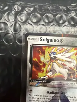 Pokemon TCG Solgaleo Prism Star 89/156 Pokemon Ultra Prism HOLO NM - Image 2