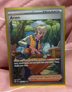 Pokemon TCG Arven 249/198 SV01 Full Art Holo Trainer-Supporter Illustration Rare - Image 1