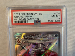 Pokemon TCG Charizard EX #74 Promo Paldean Fates PSA 8 NM-Mint Holo Promo - Image 2