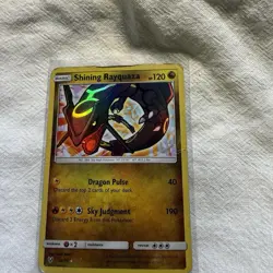 Shining Rayquaza Pokemon Shining Legends - Shining Holo Rare 56/73 - Image 1