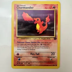 Pokemon Charmander 50/82 – Team Rocket Set – Common – LP - Image 1