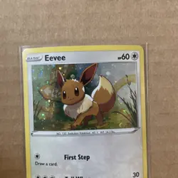 Eevee - 2021 Pokemon Battle Styles Black Star Promo COSMOS Holo Rare #SWSH095 - Image 2