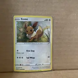 Eevee - 2021 Pokemon Battle Styles Black Star Promo COSMOS Holo Rare #SWSH095 - Image 4